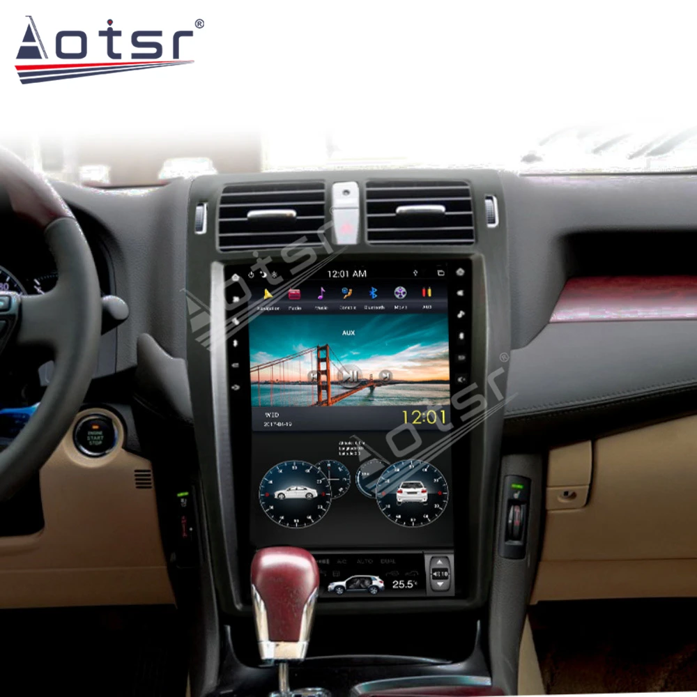 Tesla Slog Android 9.0 4G 64GB Avto, GPS Navigacija Za TOYOTA CROWN 13. 2009-Auto Radio Stereo Multimedijski Predvajalnik, Vodja Enote