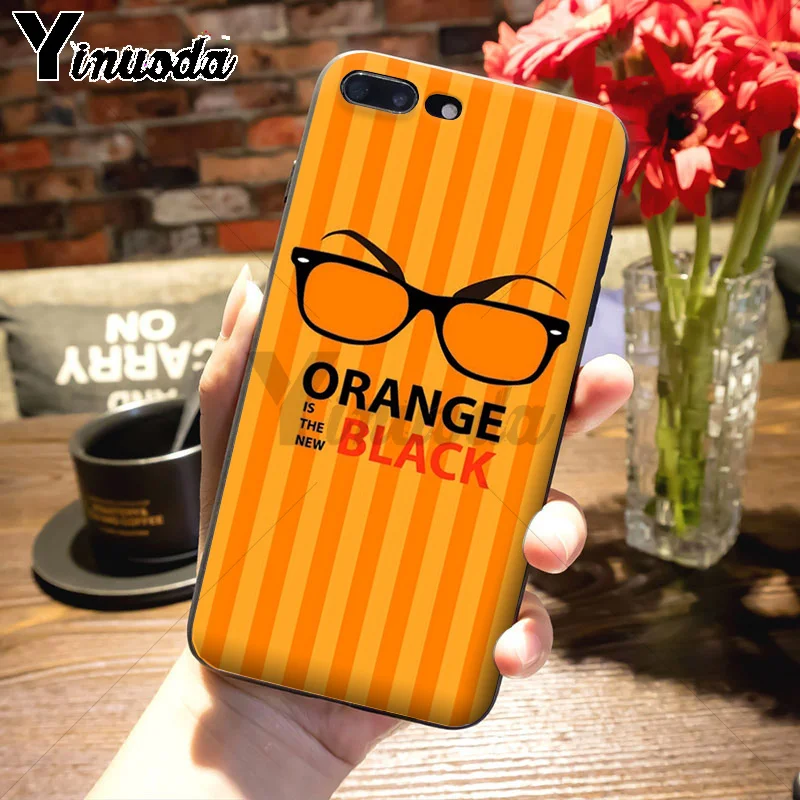 Yinuoda Oranžna Je Nova Črna Najnovejše Super Srčkan Telefon Primerih za iPhone 7plus X xs max xr 6 6S 7 8 8Plus 12pro 5S se 2020 primeru