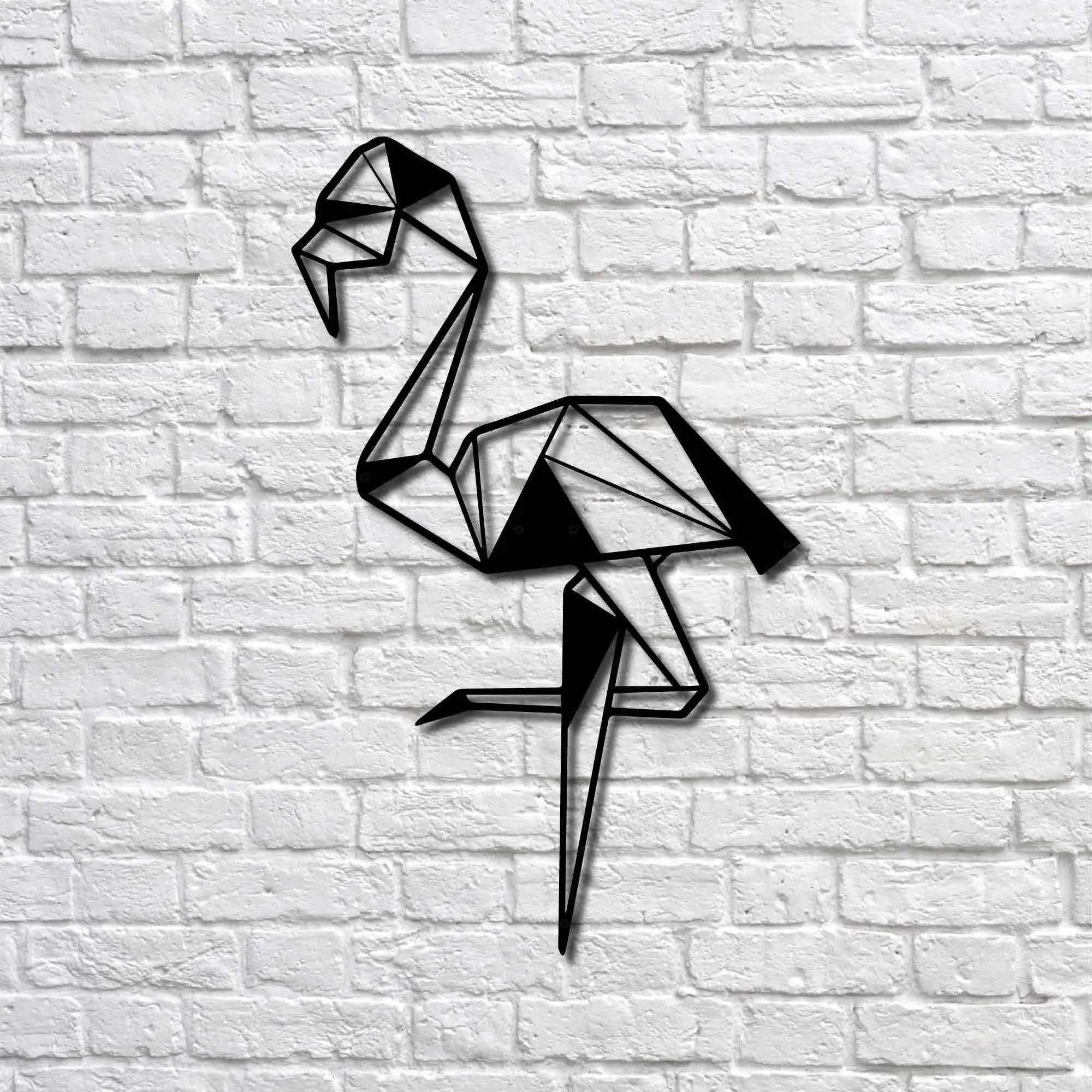 Metal Wall Art Flamingo Notranje opreme Doma Dekor Steni Visi Doma Dekoracijo Wall Art 70x45 cm