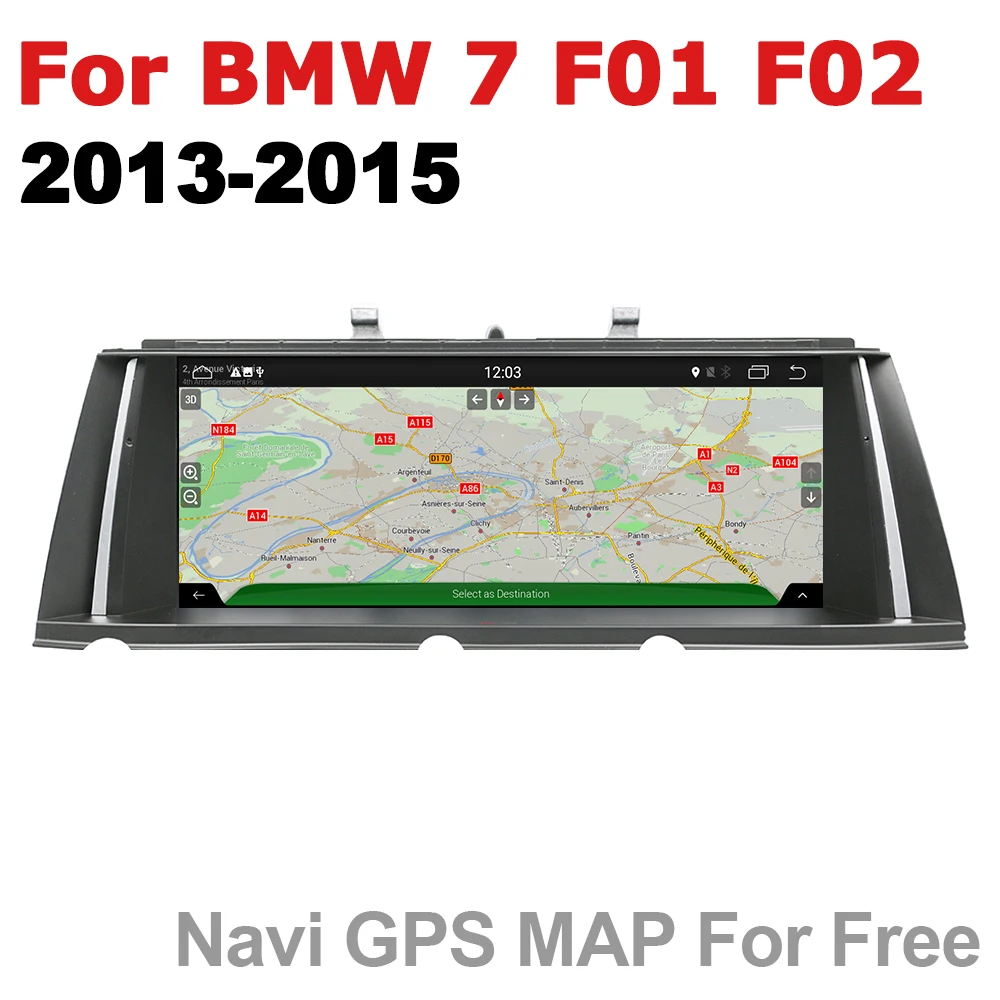 Avto Android Radio, GPS Multimedia player Za BMW 7 Series F01 F02 2013~NBT stereo HD Zaslon Navigacijska tipka Navi Medijev