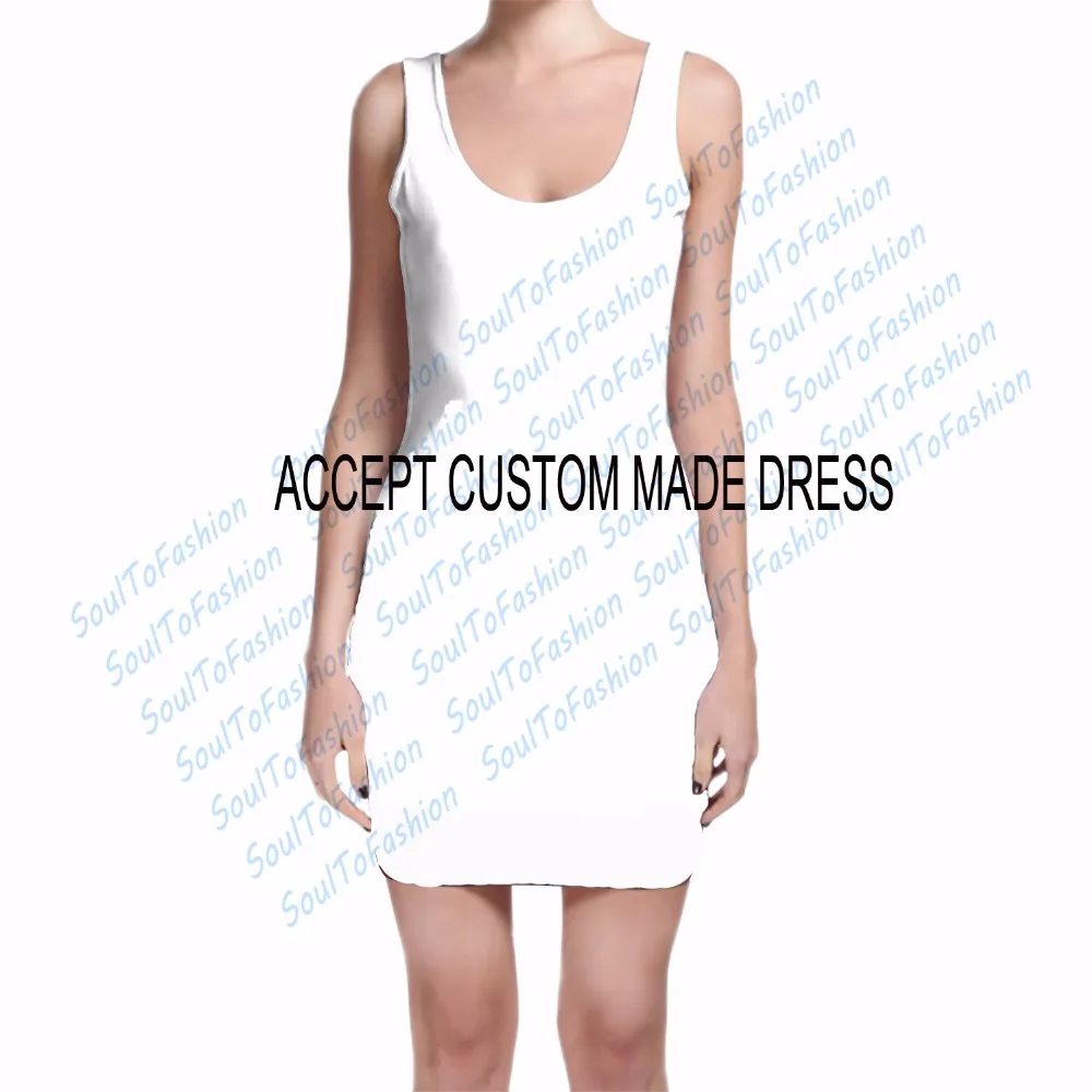 Custom Made-Creat svoje modele 3D Sublimacijski Tisk Mleko Svilene obleke