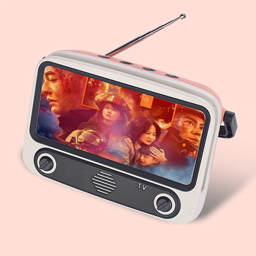 Retro Mini Bluetooth Zvočnik Prenosni Brezžični Zvočni Box Mobilni Telefon, Filmi TV Imetnik Predvajalnik Glasbe za U Disk TF Kartice Doma