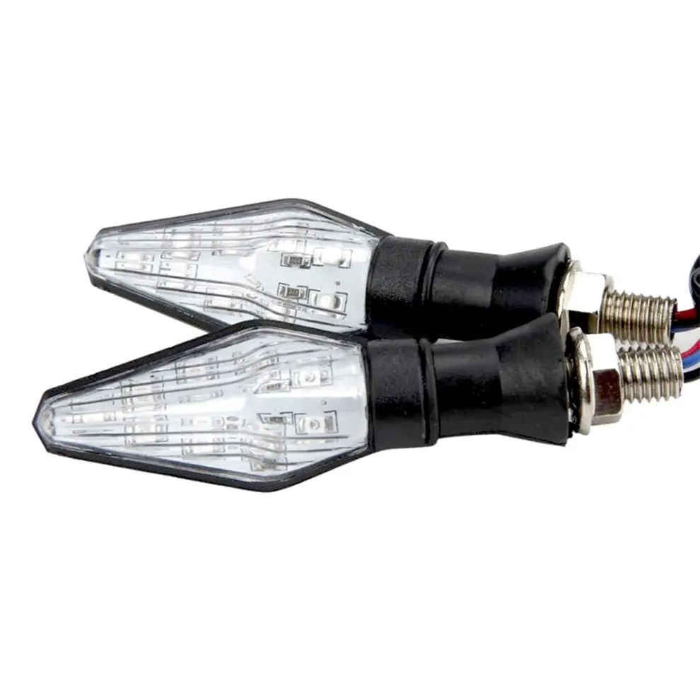 2pcs Univerzalno motorno kolo Vključite Opozorilne Luči Dvakrat-stransko Osvetlitev 12V Super Svetla LED Žarnice Luči za Off Road Motocikla