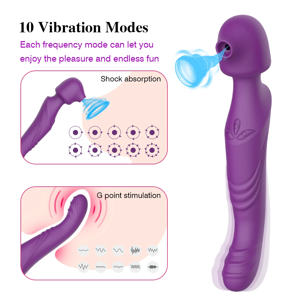 Velik, Močan Vibratorji Dvojno Glavo Vibratorji 10 Hitrosti za Ženske Mehko Telo Massager Sex Igrača Klitoris Spodbujanje Lady Seks Izdelka