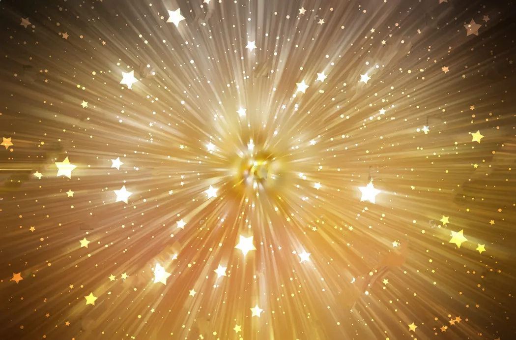 Zlata zvezda sparkly ozadje Vinil krpo Visoke kakovosti Računalnik tiskanje stranke foto studia ozadju