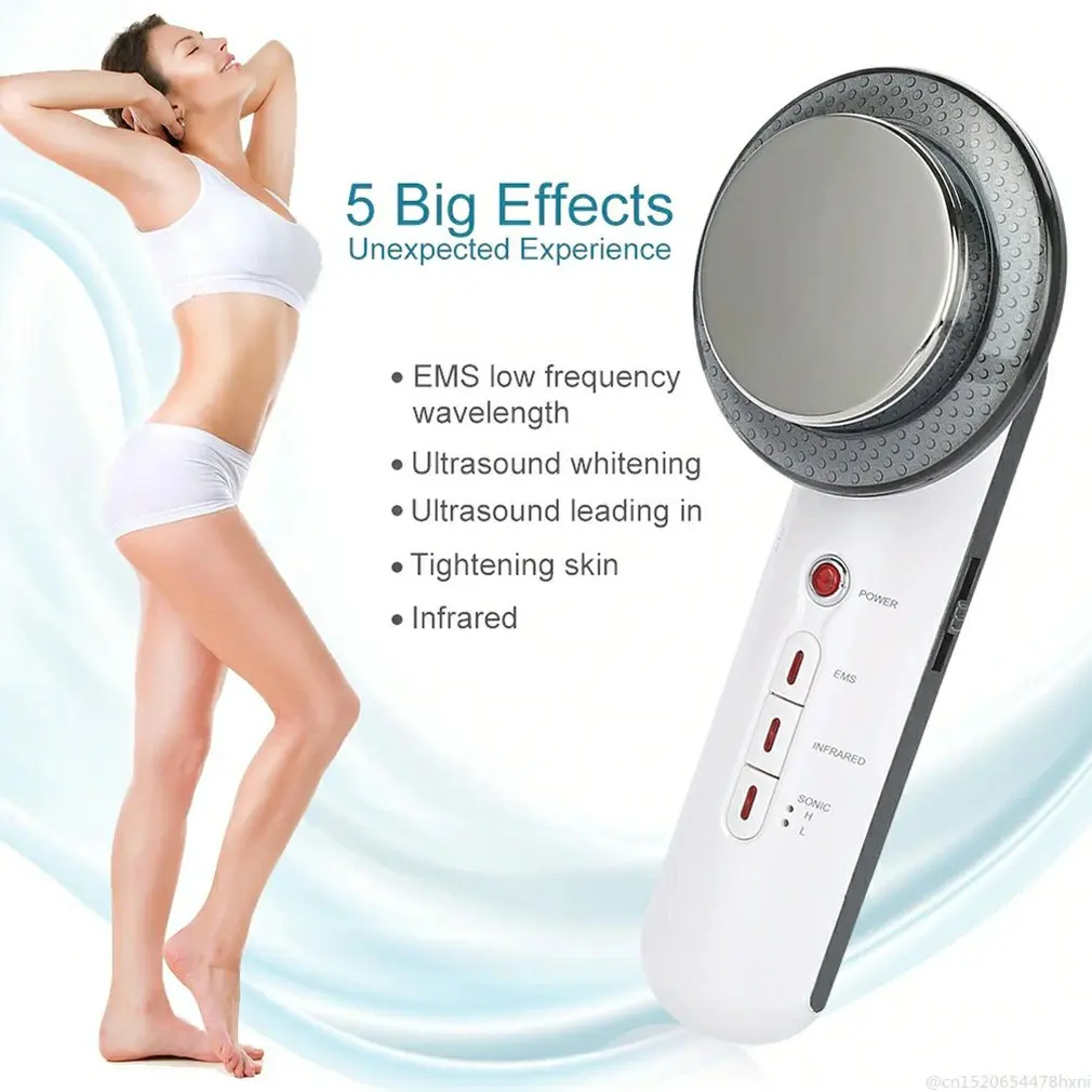 3 V 1 Ultrazvočna Kavitacija Telesa, Hujšanje Massager Anti Celulit, Izgorevanje Maščob Neboleč Galvanski Ir Massager