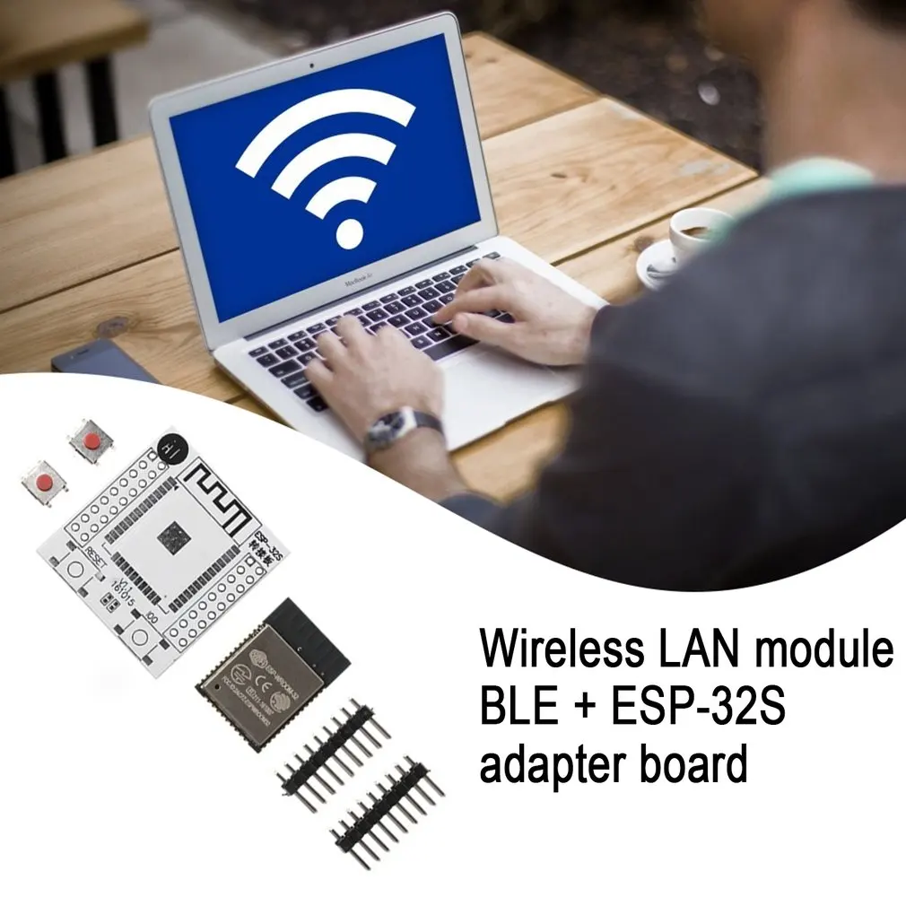 Praktično ESP-WROOM-32 Wifi Is Wlan BLE Modul + ESP-32S ESP32 Adapter svet 2.54 mm Igrišču ESP-32S ESP32 Adapter svet