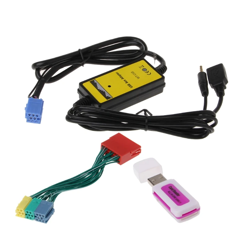 Auto Kabel Adapter za Vtičnico Avto MP3 Predvajalnik Radio na Vmesnik CD Changer USB, SD, AUX Za Audi A2, A4, A6 S6 A8 S8 8P avto dodatki