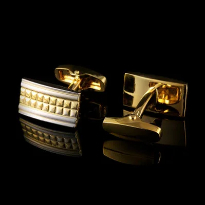 Nove Evropske in Ameriške popularne moške zapestnice gumb čisti baker zlato plating francoski majica sponke luksuzni kakovosti rokav nohtov