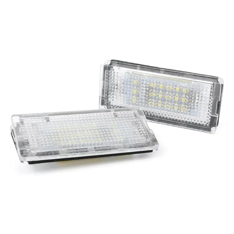 18 LED Tablice Svetloba Svetilke Vodotesne Bela Za BMW Serije 3 E46 4D Cev Super Svetla 1210 SMD LED Luč registrske Tablice
