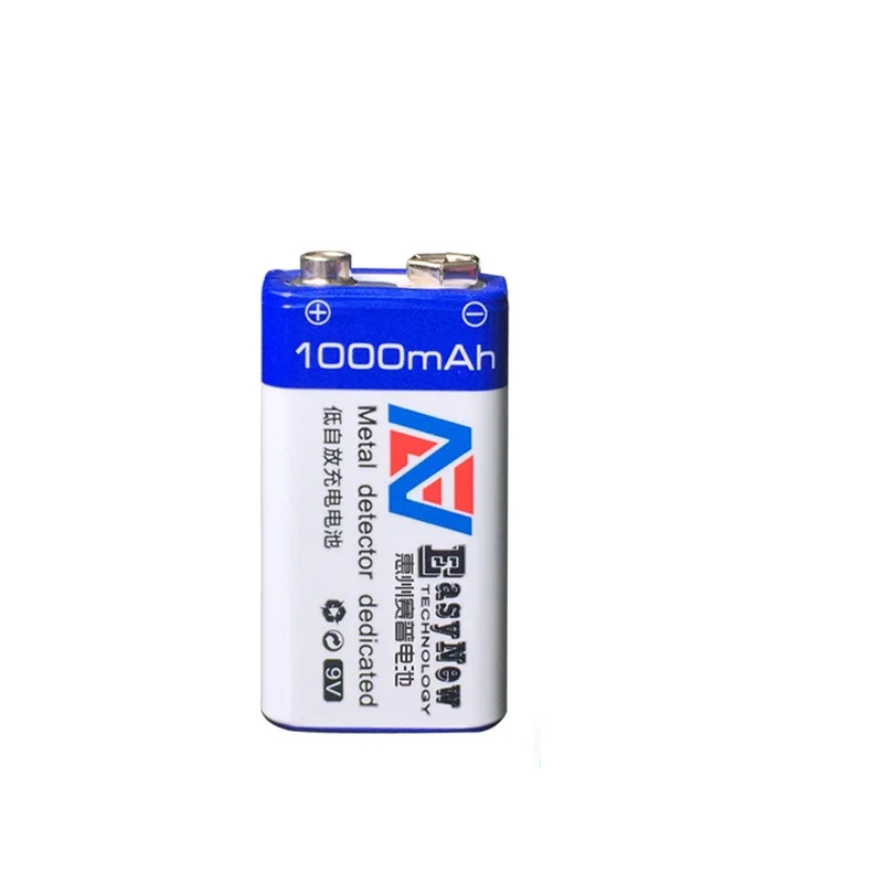 Hot-prodaja 2pcs/veliko 1000mAh Li-ion baterija 9 V Baterije za ponovno Polnjenje+9v
