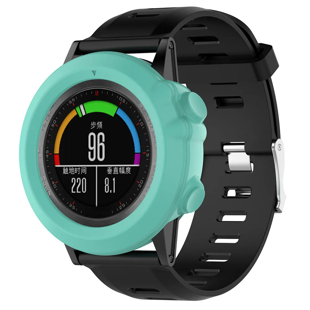 Lahka teža Smart Zaščitnik Primeru Silikona Kože Zaščitna Primeru Kritje Za Garmin Fenix 3/3HR Športne klasičnih Watch 8 barv