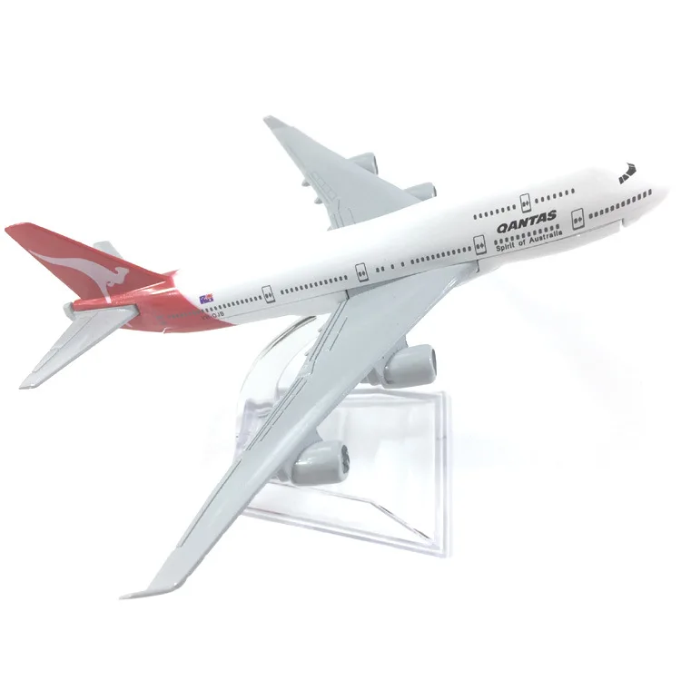 Avstralski Qantas 747 Letalo Diecast Zrakoplova Model 6