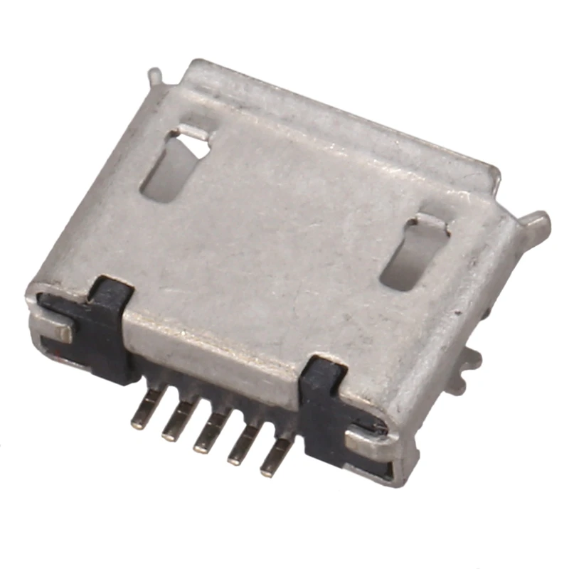 10 kosov Micro USB tip B female 180 Razred 5 pin površinska montaža SMD varjenje Jack