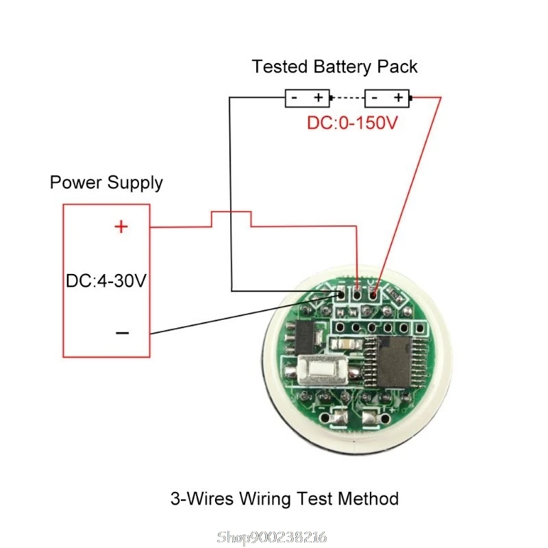 Digitalni Napetost Baterije Indikator 2/3 Žice DC 0-150V 12V/24V/60V/96V Električne energije Ostala baterije Tester N19 20 Dropship