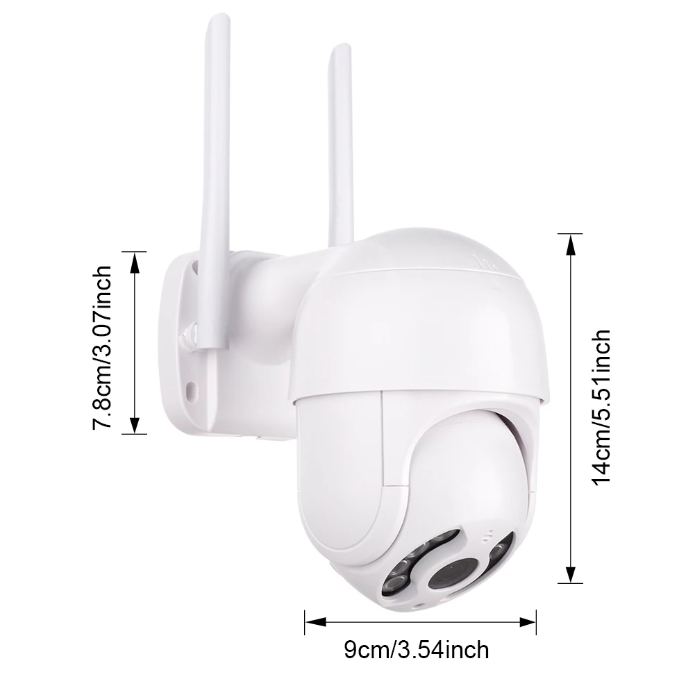 2MP Prostem Wifi Kamera 1080P Nepremočljiva dvosmerni Audio Brezžične Omrežne Kamere Gospodinjski Nadzora Varnostne Kamere