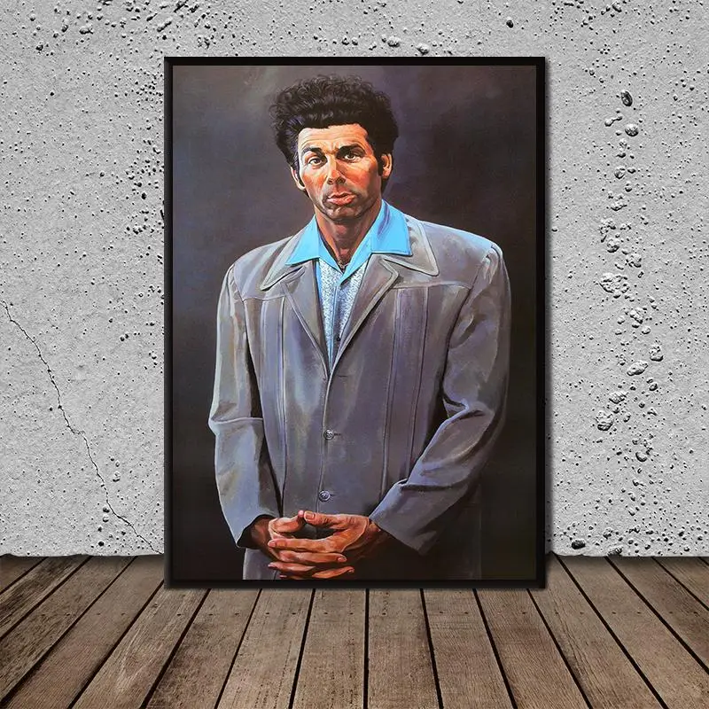 Kramer Seinfeld Plakat Wall Art Povzetek Modni Tisk Platno Stensko Dnevna Soba, Spalnica Dekoracijo Plakat Slikarstvo 5Y