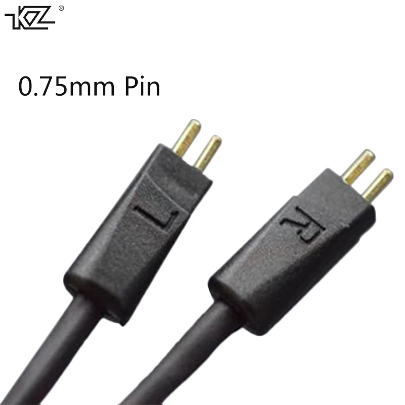 KZ ZS5 original slušalke žične kabel z mikrofonom stereo bas quad voznik prenosni snemljiv kabli Modra Siva velikosti 3 muff