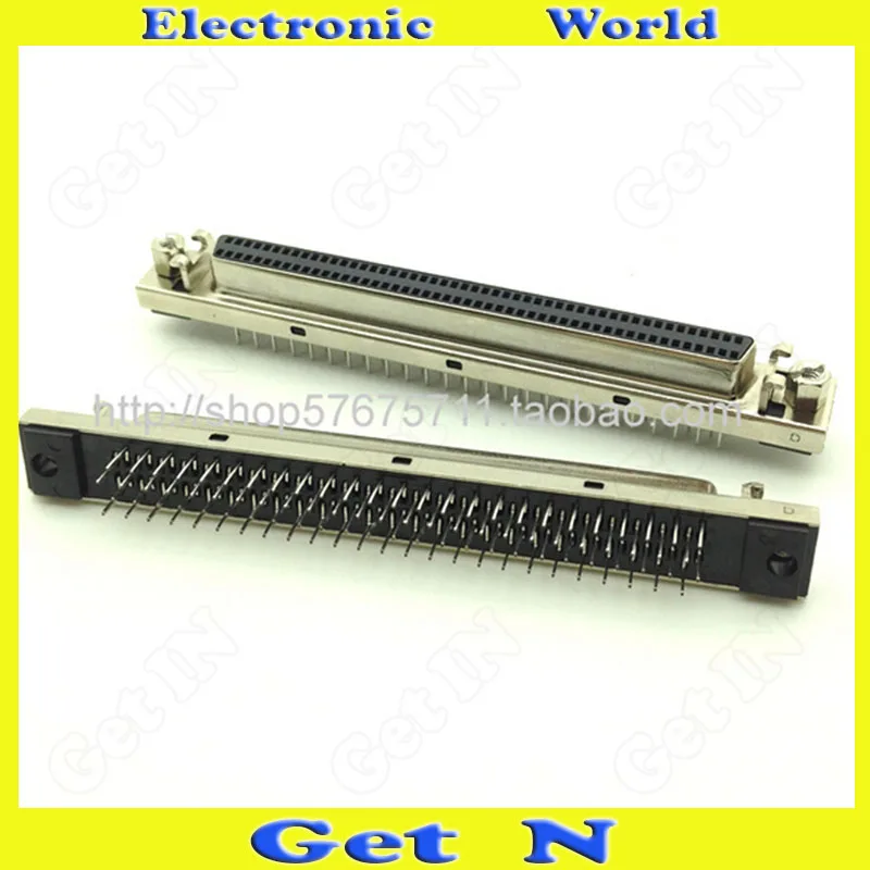 1pcs SCSI 100PIN Odbor Ženski Plug SCSI Adapter za 180 Stopinj Ravne Noge Vtičnice Priključek
