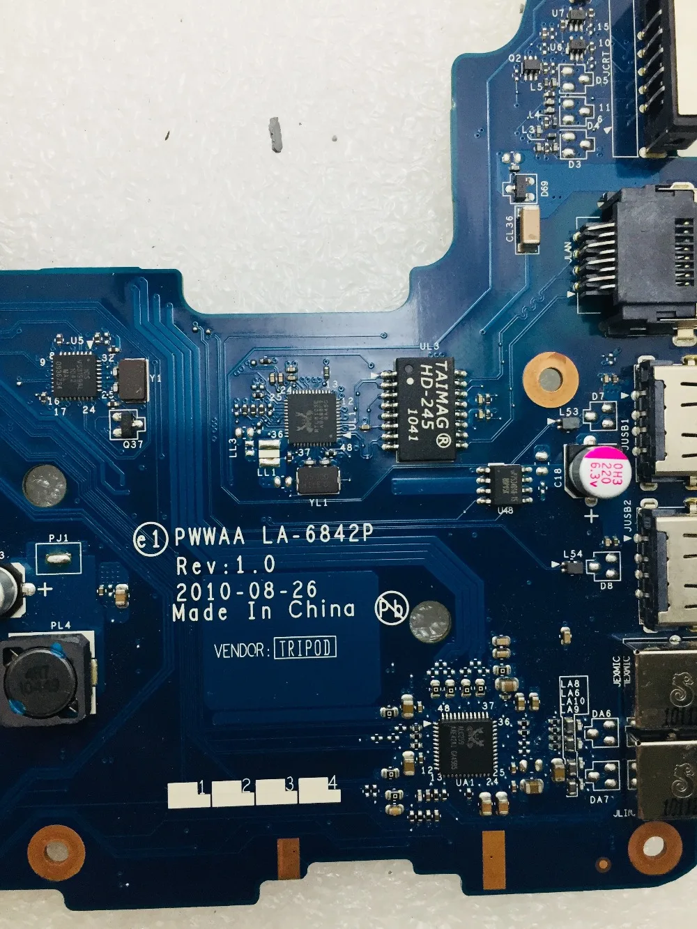 SHELI Za Toshiba C660 Matično ploščo LA-6842P