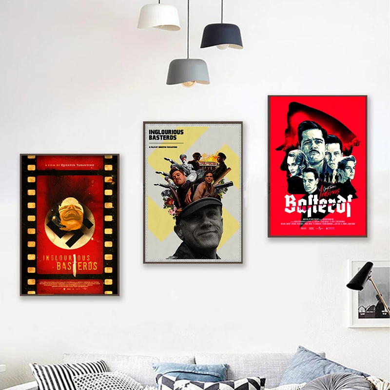 Film Inglourious Basterds Nekoč Wall Art Platno, Slike, Cafe Bar Modularni Home Art Dekor Slike