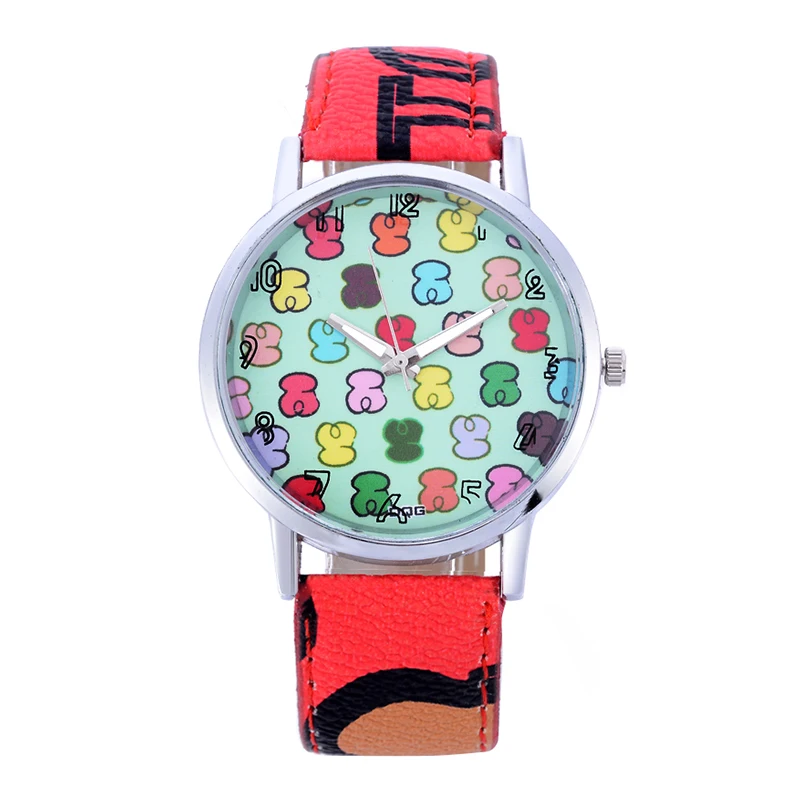 Zegarek damski New Visoke kakovosti DQG Quartz ženske ure Reloj Mujer Moda ColourLeather Medved Izbiranje Priložnostne obleko watch часы