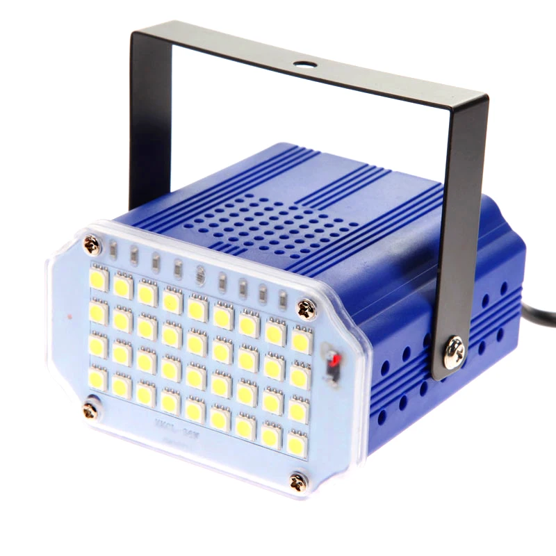 36 LED DJ Disco Zvok Vključen Laserski Projektor Strobe Flash Lumiere RGB Razsvetljavo Učinek Lučka Glasbe Stranka Svetlobe