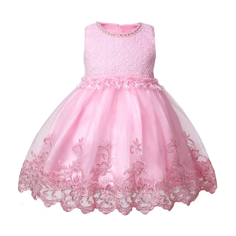 2020 Poletje Malčka Dekle Stranka Obleko Eleganten Čipke Princesa Otroci Obleke Za Dekleta Kopalke Otrok Poročno Obleko 2 4 6 8 10 Leto