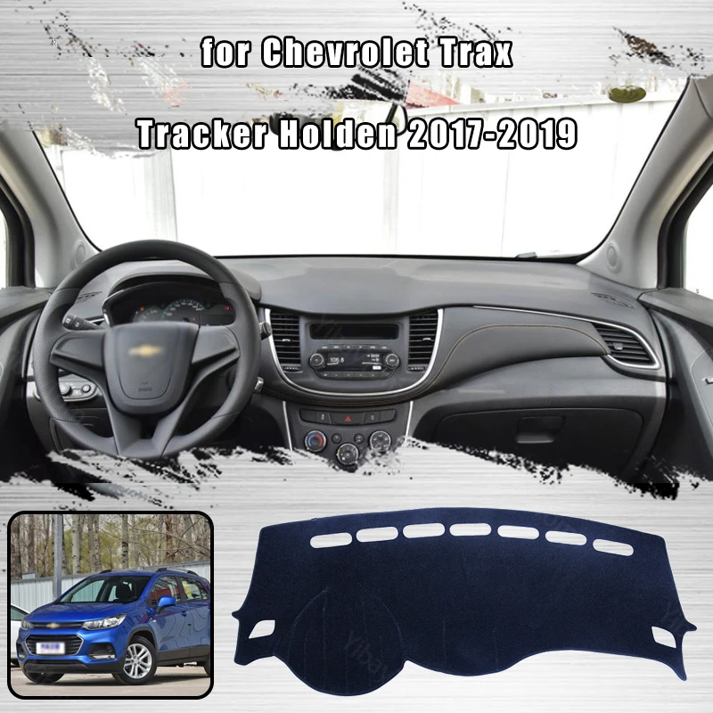 Avto armaturne plošče Izognili Svetlobe Pad Instrument Platformo Desk Kritje Mat Preproge za Chevrolet Trax Tracker Holden 2017-2019