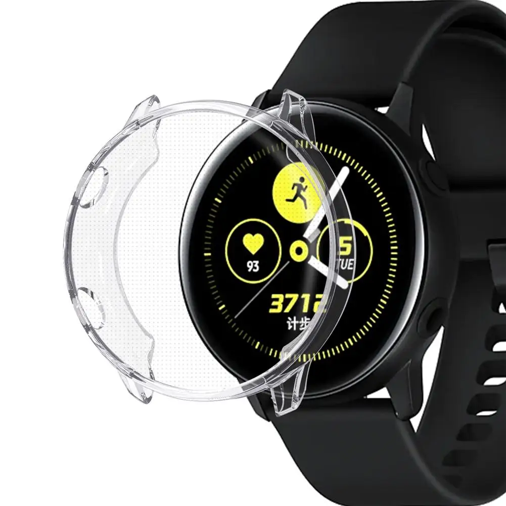 Za Samsung Galaxy Watch Aktivno R500 40 mm Pametno Gledati Okvir Zaščitna Primeru Anti-scratch TPU Watch Lupini Smartwatch Dodatki