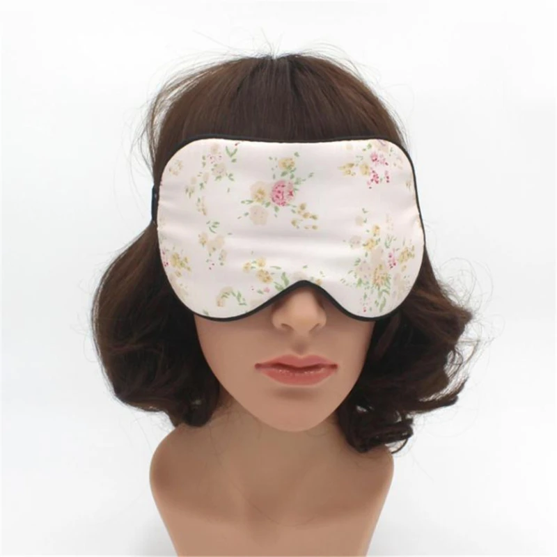 Simulacija Svile Oči Masko Dvojno Strani Senčenje Eyeshade Spalna Oči Pokritje Visoko Kakovost Blindfolds Eyeshade Zdravje Spanje