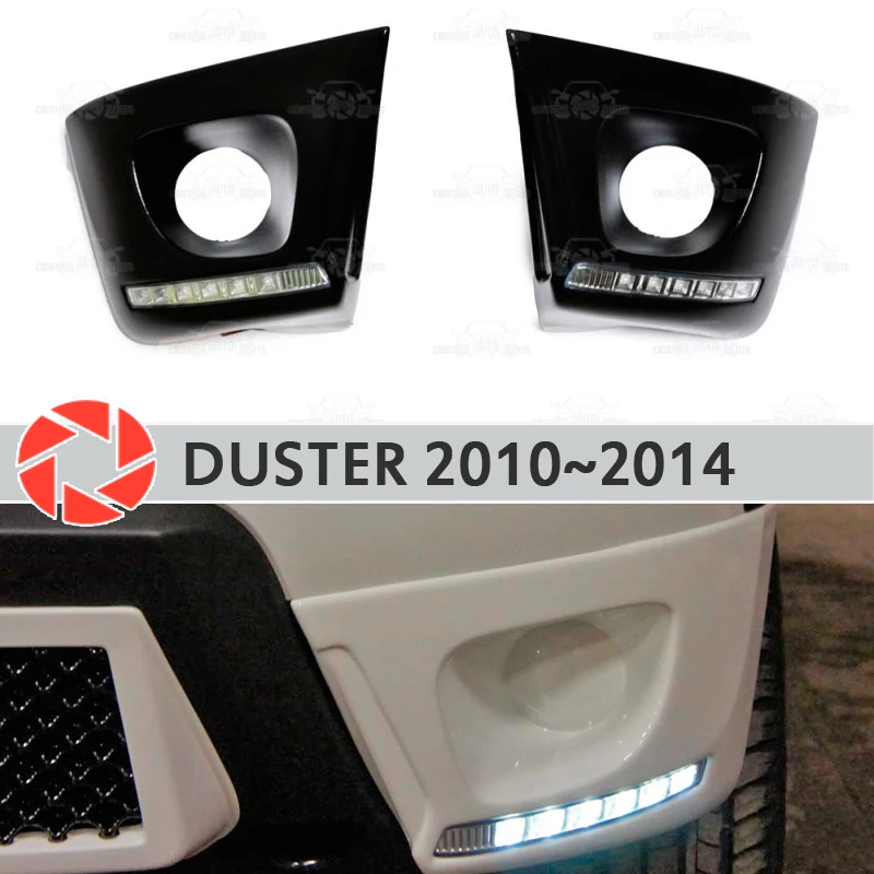 Obloge sprednji meglenki s DRL LED za Renault delovna halja 2010-dekoracijo dodatki avto stylingplate