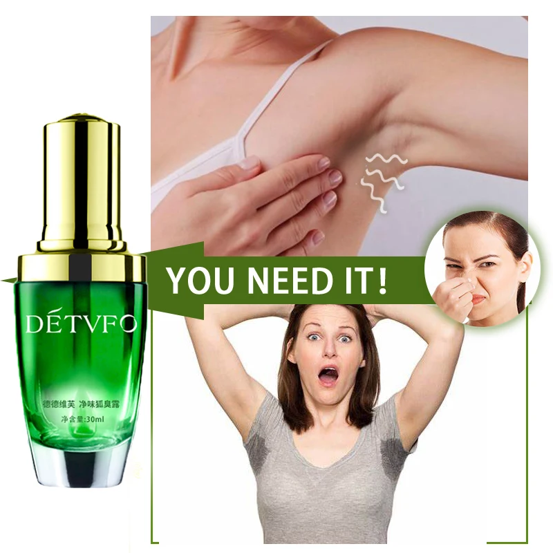 30 ml telesni Vonj Deodoranta Bistvo Ženske Unisex Učinkovito Pazduho Znoja Čiščenje Losjon Deodorant