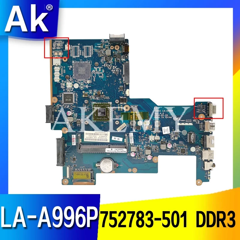 Prenosni računalnik z matično ploščo Za HP 15-G 255 G3 EM2100 PC Mainboard 752783-001 752783-501 ZS051 LA-A996P tesed DDR3