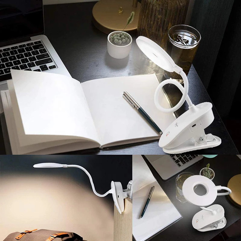 Posnetek namizne Svetilke Študija 3 Načini Touch Senzor Stikala za ponovno Polnjenje LED Branje Namizno Svetilko USB Tabela Svetloba, možnost zatemnitve Študija Svetilke