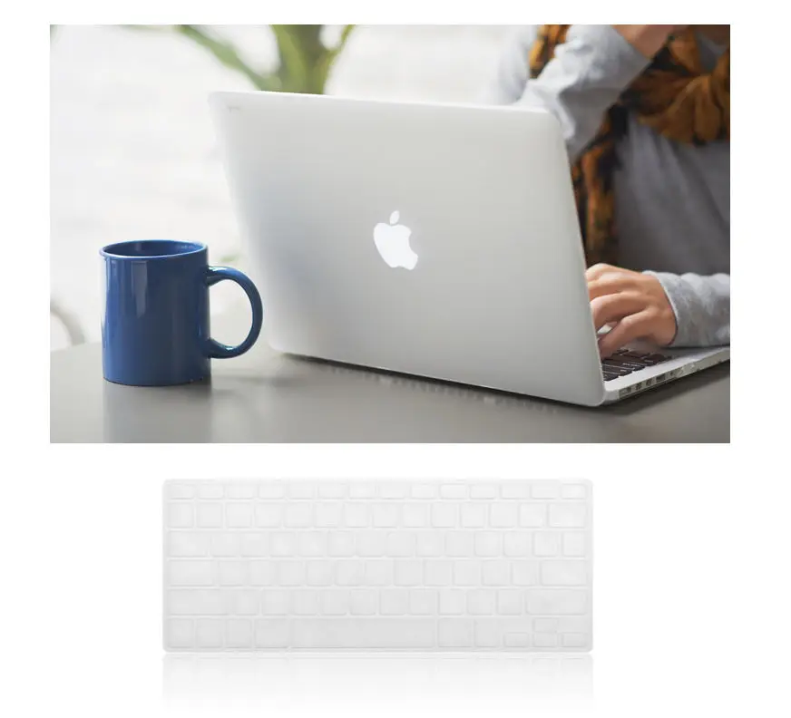 Nov Laptop Lupini Pokrov+Tipkovnica Zaščitnik Film Za Macbook Air 11 12 13 Plastičnih Težko Pokrivajo Primeru Za MacBook Air 13,3 11.6-inch