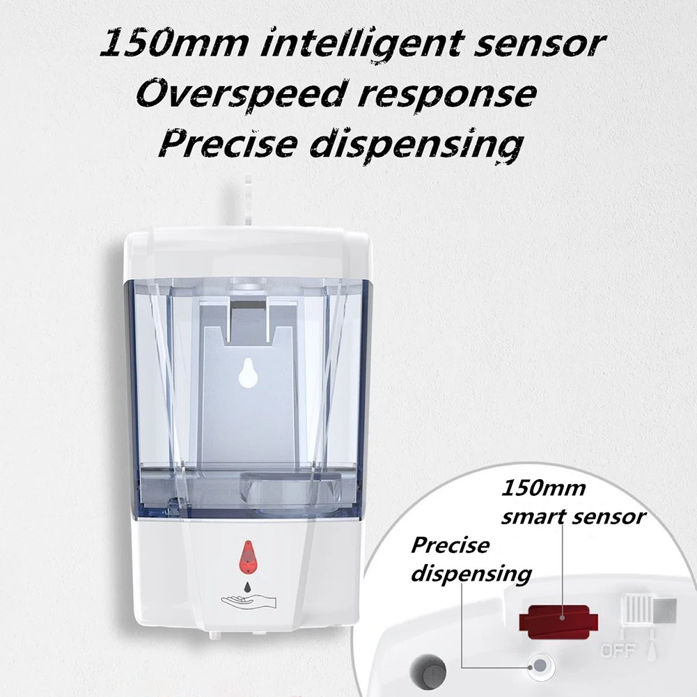 Baterija Napaja Javni Smart Sensor Ročno Pranje Samodejno Tekoče Milo Razpršilnik za Kuhinjo Kopalnica Dodatki Set