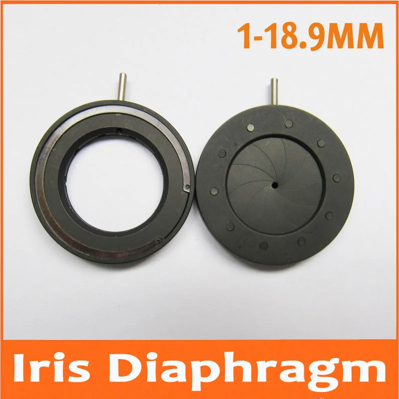 100 kozarcev 1-18.9 mm Svetlobe Regulator Optični Iris Diaphragm Zaslonke Kondenzatorja 10 Rezila za Digitalni Fotoaparat Mikroskop Adapter