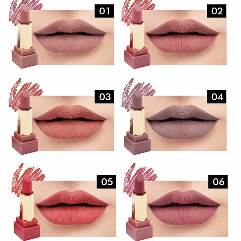 TEAYASON 12 Barvo Šminke Mat Dolgotrajno Ustnice Palico Kozmetika Za Ličenje Nepremočljiva Mat Šminke Naravne Ustnice Make up Ženske