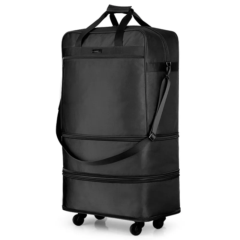 Letalski preveriti vrečke univerzalno kolesa potovalna torba super velika zmogljivost prtljage,32inches gibljejo hiša torbe,zložljive prtljage vrečko