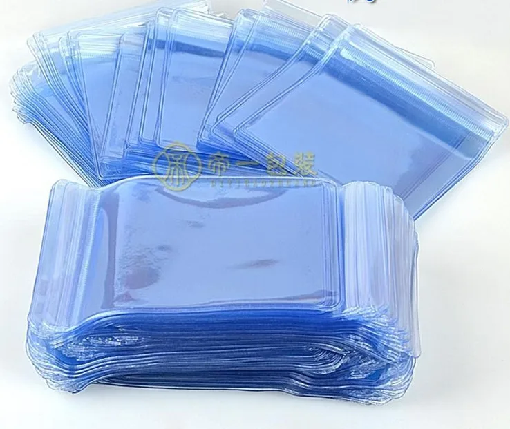 50Pcs/Veliko 10.5*10.5 cm Nakit Jade Zadrgo Vrh Antitarnish Prozorno PVC Vrečke za Shranjevanje Ziplock Anti Oksidacije Plastične Vrečke Vrečka