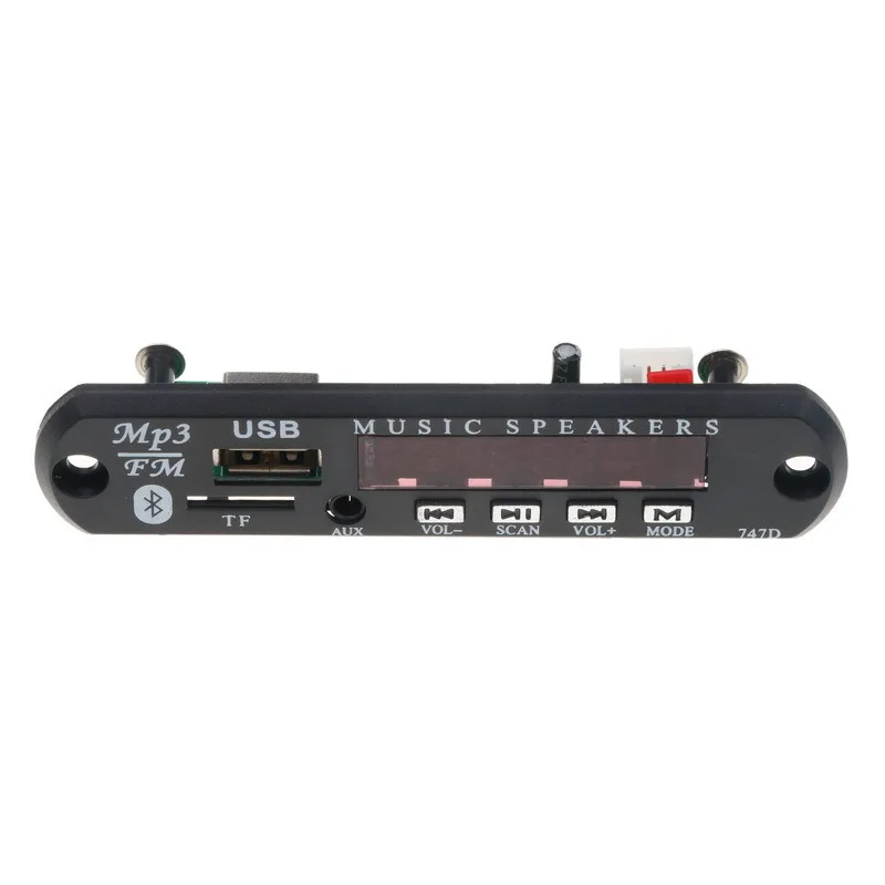 Bluetooth, MP3 Odbor 12V mp3 predvajalnik Audio Music zvočniški modul Odbor AUX USB TF FM Radio WMA daljinski upravljalnik dekodiranje čip