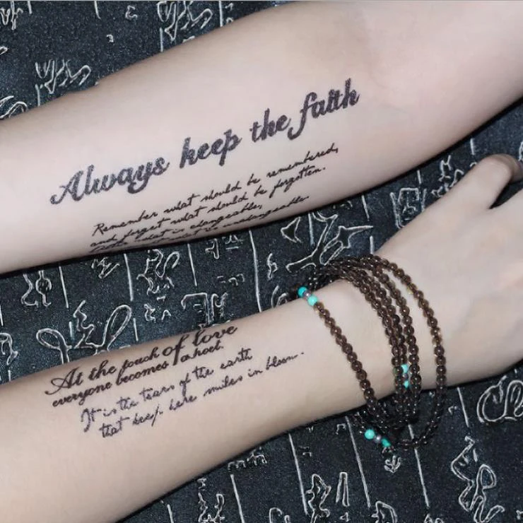 Začasni Tattoo Ponaredek Tattoo Nalepke Angleški Pismo Tetovaže Tatouage Nepremočljiva Flash Tatto Roko, Nogo Roko Umetnosti Za Ženske Dekle Moški