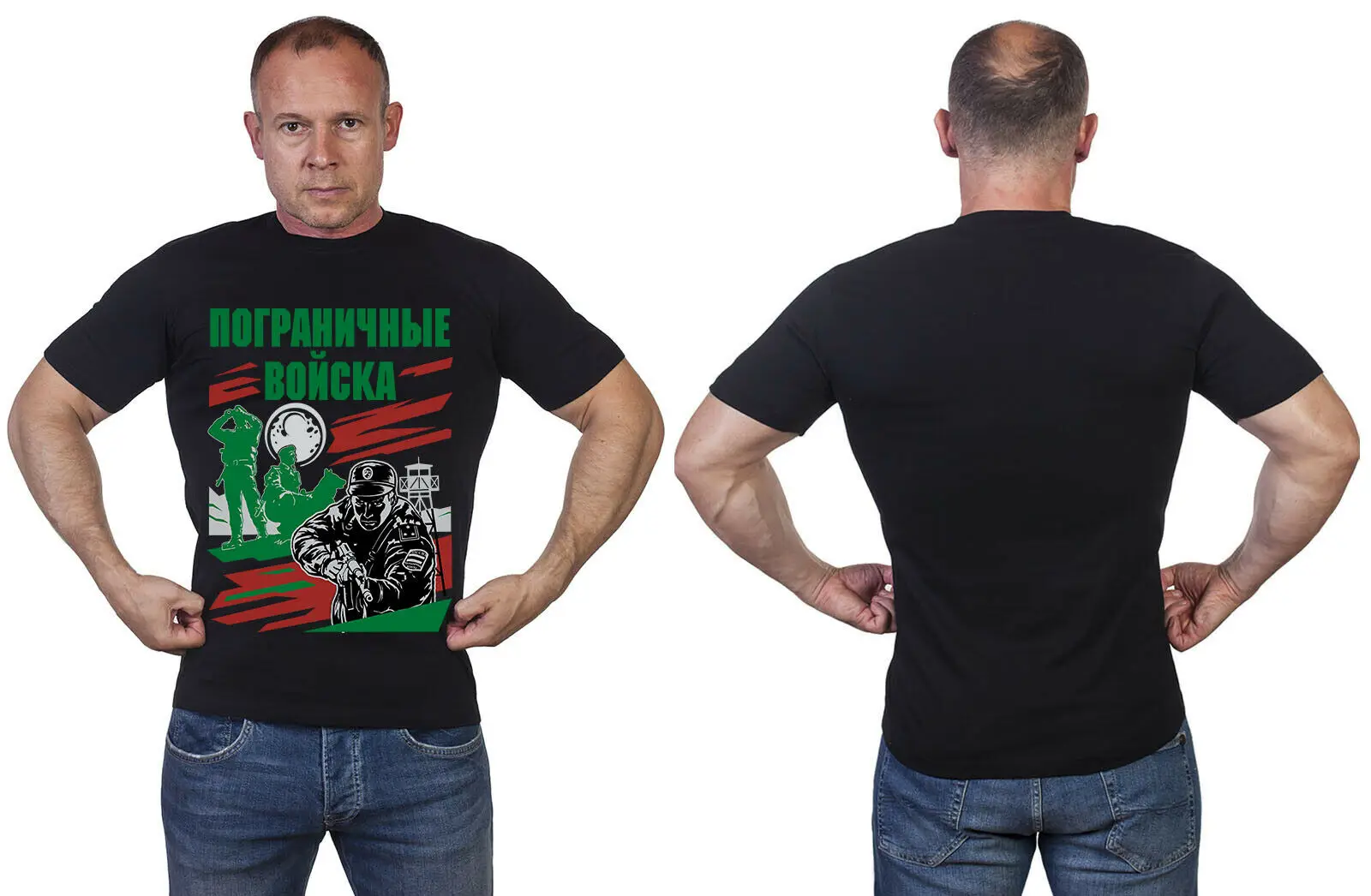 Novi Moški T-shirt Meji vojakov.Posebne sile, RUSIJA RUSKI TShirts