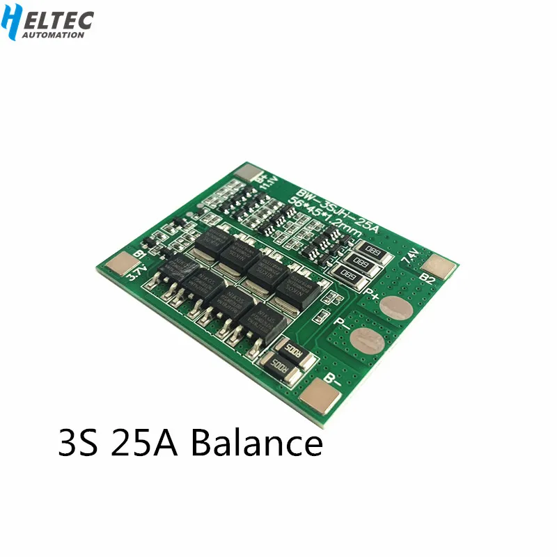 Debelo 3S 25A BMS 12V Baterija Litij-Protection Board električna orodja škropilnica uravnoteženo vezje Za Ternary/