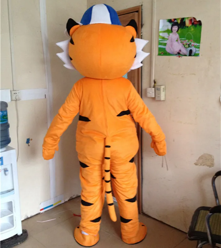 Maskota Odraslih Kostum Tiger Maskota Kostum Visoke Kakovosti Tiger Maskota Kostum Fancy Carnival Party Oblačila