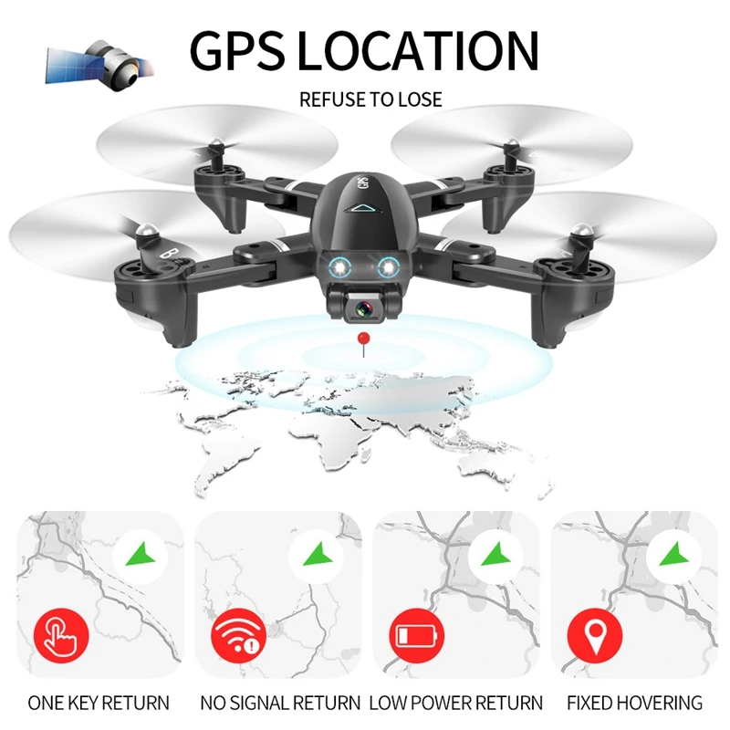 5G Dron GPS brezpilotna letala 4K HD Profissional Brnenje Kamere Quadcopter Samodejno Vrne Višina Hold Nove Igrače Za Otroke Zrakoplova