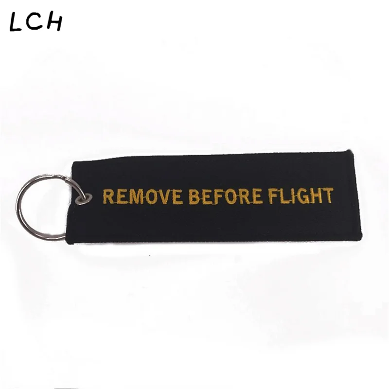 Odstranite Pred Letom Ključnih Verige Nakit Varnostne Oznake Vezenje Pilotni Key Ring Verige za Letalstvo Darila Prtljage Oznako Oznaka