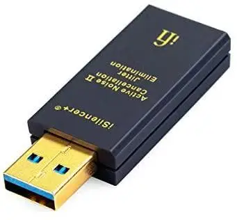 IFi iSilencer+ USB 3.0, Uravnovešen, Hifi Glasbeni Avdio Aktivno odstranjevanje Šumov II Prenosni Jitter Eliminator Suppressor Adapter
