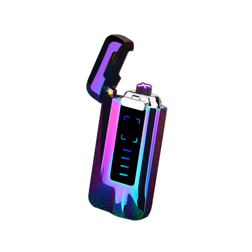 Elektronski Brezplamensko Lažji USB Polnilne Lažji Kajenje Orodij za kreativne moške Prstnih dotik Elektronski vžigalnik darilo